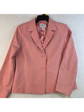 Vintage Pendleton Wool Blazer 10P Pink Retro Colorful Preppy Twee Academia 90s